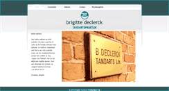 Desktop Screenshot of brigittedeclerck.com