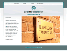 Tablet Screenshot of brigittedeclerck.com